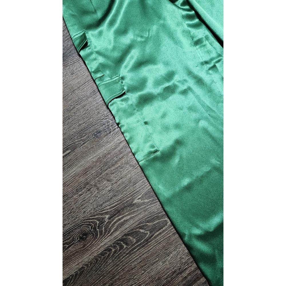 A New Day Women's Straight Relaxed High Rise Satin Cargo Pants Glossy - Picture 6 of 11